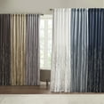 Home Essence Aden Faux Silk Embroidered Light Filtering Window Curtain