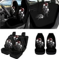 thumbnail image 2 of Uorisanigo Cool Skulls Interior Accessories 18 Packs for Men,Front Back Seat Cover Full Set+Seat Belt Pads+Steering Covers+Coasters+Armrest Covers+Headrest+Shift Knob+Hand Brake Cover+Key Chains, 2 of 7