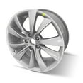 thumbnail image 3 of New OEM Replacement Wheel 19x8 in for 2012-2017 Tesla Model S Painted Silver 19 inch Aluminum Rim, 3 of 5