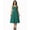 Bottle Green, variant on Moomaya Women’s Corset Fit & Flare Midi Dress | Sleeveless Scoop Neck A-Line Cotton Dress with Panelled Gathers | Soft Breathable Summer Wear