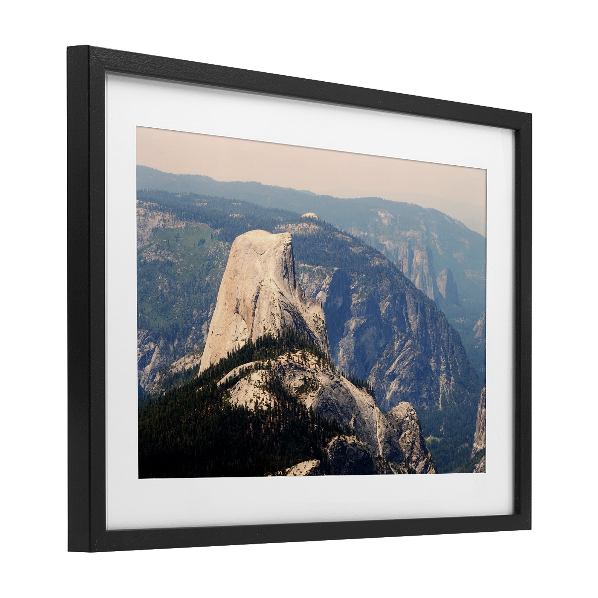 Stupell Industries Granite Monolith Above Forest Black Framed Print Under Glass, design by Gemma Bardot