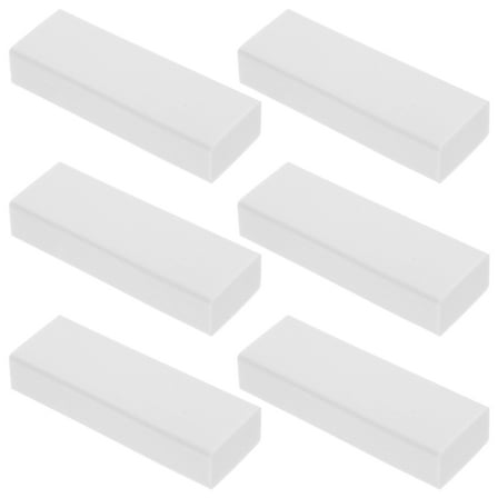 IDEANATEGRATE Daily Use 6Pcs White Rubber Shoe Cleaner Eraser for Suede and Sports Shoes
