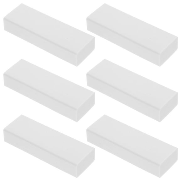 IDEANATEGRATE Daily Use 6Pcs White Rubber Shoe Cleaner Eraser for Suede and Sports Shoes