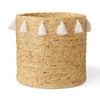 MoDRN Naturals Water Hyacinth Fringe Basket