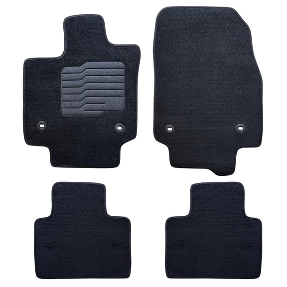Carpet Floor Mats for 2023 to 2026 Lexus RX350 RX500h (Not for RX450h PHEV), Front and Rear, Black