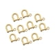 thumbnail image 5 of 10 Uds Hebillas de Clips BLESIY para pulsera tornillo de aleación de Zinc en grillete llave Chian Luz de oro Hebillas de herradura, 5 of 8
