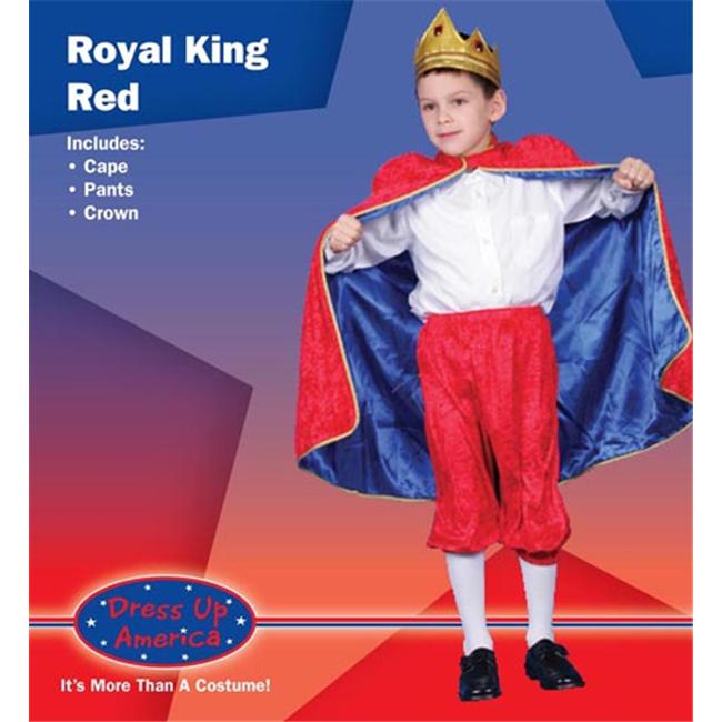 Deluxe Royal King Dress Up Costume Red Small 46 Walmart Canada