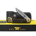 thumbnail image 4 of Buck 110 Wooden Whitetail Buck Scrolled Bolster Stainless Folding Hunter Knives  Cuchillo, 4 of 4