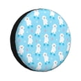 thumbnail image 1 of Balery Skating Poodle Fun Cubiertas para Neumáticos - Protector Resistente para Neumáticos de Camioneta, SUV, Remolque, Camper y RV-15 inch, 1 of 6