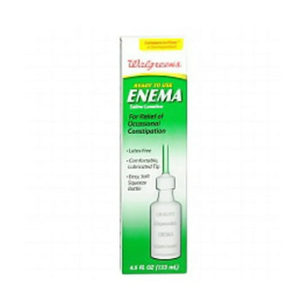 Ready To Use Enema Saline Laxative - 4.5 Oz