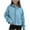 Light Blue, variant on breaise Girls Zip Up Hoodies Teen Full-Zip Sweatshirts Jacket Casual Spring Sweatshirt with Pocket