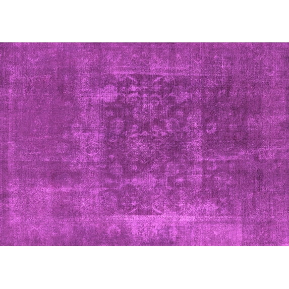 Ahgly Company Indoor Rectangle Oriental Pink Industrial Area Rugs, 6' x 9'