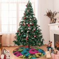 thumbnail image 7 of Yiaed Hawaii Palms Print Christmas Tree Skirt , Tree SkirtsTree Mat for Christmas Winter Holiday Indoor Decorations-48", 7 of 7