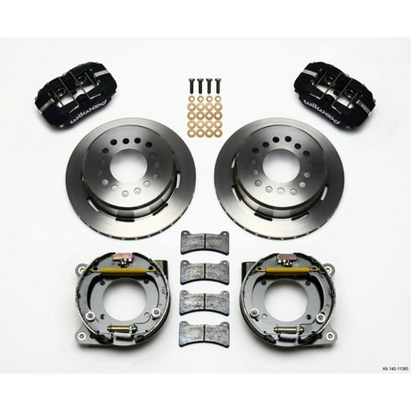 Wilwood 67-72 GM C10 P/U Rear Brake Kit Black Caliper