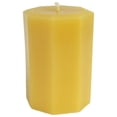 thumbnail image 2 of Beeswax Octagonal Pillar Candle, 2 of 5
