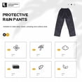 thumbnail image 3 of unbranded Impermeables Negros Para Hiking Y Camping Con Material Y Duradero, 3 of 6