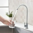 thumbnail image 5 of Kritne Faucet Tap 1/4'' Zinc Alloy Kitchen Sink Faucet Tap Chrome Reverse Osmosis RO Drinking Water Filter, 5 of 14