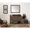 thumbnail image 2 of 48" SOLID WOOD SINK VANITY WITH MOON STONE TOP-NO FAUCET, 2 of 8