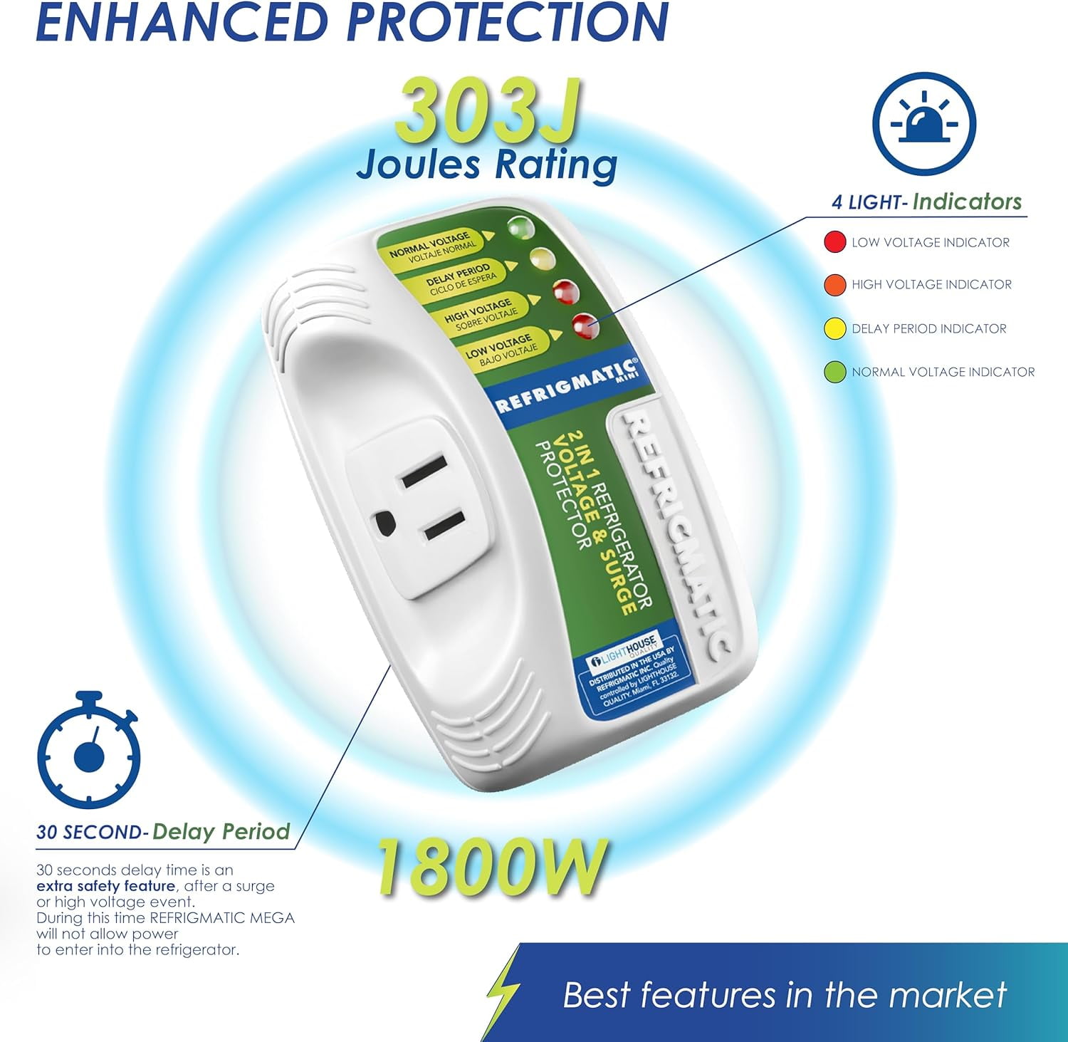 Refrigmatic WS-36300 Electronic Surge Protector