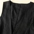 thumbnail image 5 of CILENON Chaquetas De Mujer Elegantes Womens Vest Casual Sleeveless Cardigans Jacket Loose and Thin V Neck Casual Vest Top (Black,XXL), 5 of 7