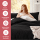 thumbnail image 4 of ALVANA Set de Edredón 3 Piezas Acolchado Extra Grande Hipoalergénico Relleno Suave de Microfibra Down Alternative Ideal para Todo el Año Uso como Edredón o para Funda Duvet, 4 of 6