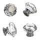 thumbnail image 2 of Crystal Drawer Knobs Dresser Furniture Knobs Zinc Alloy Crystal Glass Furniture Knob Handle Wardrobe Pull Handles Furniture Handle (10 Pcs), 2 of 5
