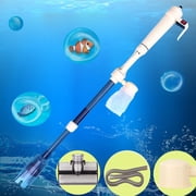 Battery-Powered Aquarium Fish Tank Gravel Vacuum Cleaner Siphon Water Filter