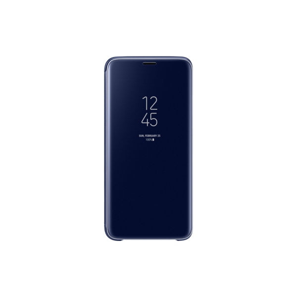 meditativ Slud hærge Samsung S-View Flip Cover Clear for Samsung Galaxy S9 - Blue - Walmart.com
