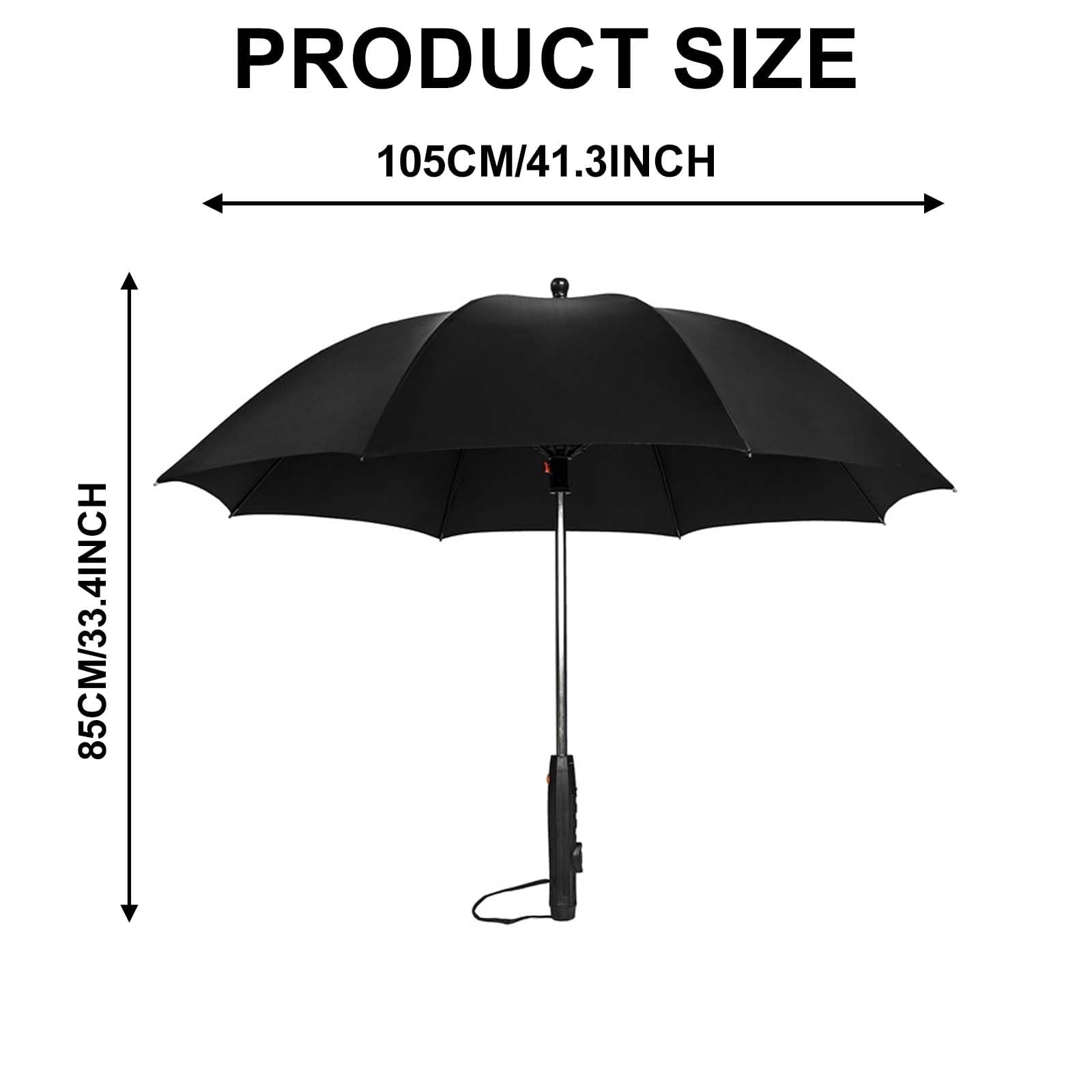 3 In 1 Umbrella With Fan And Mister, Uv Blocking Umbrella With Mist and Fan, Sun Umbrellas with Fans and Mister,USB Rechargeable Summer Sunshade