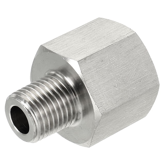 Adaptador de reducción de tubo hexagonal Uxcell 1/4 PT x 1/2 PT