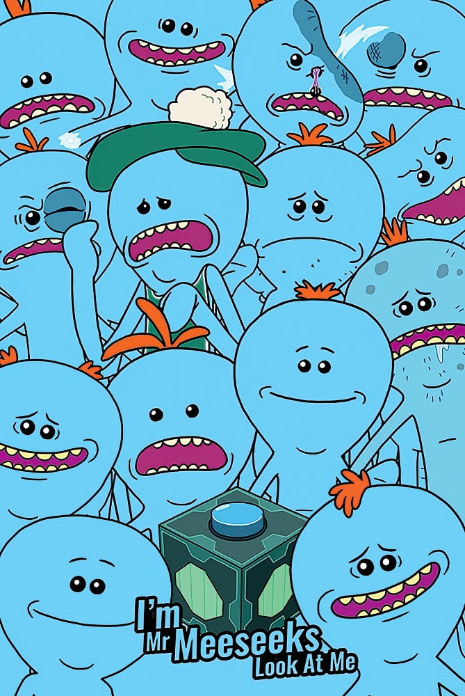 Rick And Morty TV Show Poster / Print (I'm Mr. Meeseeks Look At Me) Rick And Morty TV Show Poster / Print (I'm Mr. Meeseeks Look At Me)