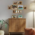 thumbnail image 3 of Americanflaf 10 Pack Picture Frame with Shatter-Resistant Glass 8x10, 5x7, 4x6 Gallery Wall Signature - Dark Oak, 3 of 6