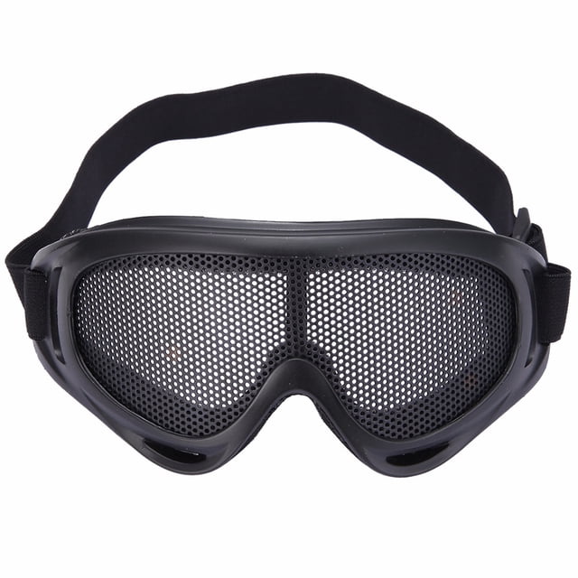 Gafas de malla Gafas de seguridad antivaho de metal Gafas de malla para motocicleta X400 Escudo de visión Diadema Googles