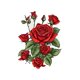 thumbnail image 2 of Pegatinas para coche con diseño de rosa romántica roja, impermeables, 7,87 x 7,87 pulgadas | Protección contra arañazos, calcomanías decorativas para coches, baños, azulejos y decoración del hogar., 2 of 5