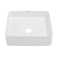 thumbnail image 2 of Concorde Ceramic Square Vessel Sink, 2 of 10