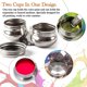 thumbnail image 3 of Vaso de doble capa, vasos de paleta de boca grande de acero inoxidable, para artistas, óleos, pinturas al óleo., 3 of 5