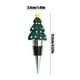 thumbnail image 3 of Adornos navideños, adornos navideños, regalos navideños, 1 tapón de botella de vino de resina con forma de árbol de Navidad, decoración para cenas y fiestas navideñas, regalo navideño, sellador de tap, 3 of 6