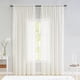 thumbnail image 1 of Nvzi Cortinas transparentes con textura, paneles transparentes que aportan privacidad,sala de estar, patio, puerta de vidrio (2 piezas, 78,74 x 55,12 pulgadas, A01), 1 of 5