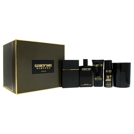 Nirvana Black by Elizabeth and James for Women - 5 Pc Gift Set - 1.7oz EDP Spray, 1.7oz Han