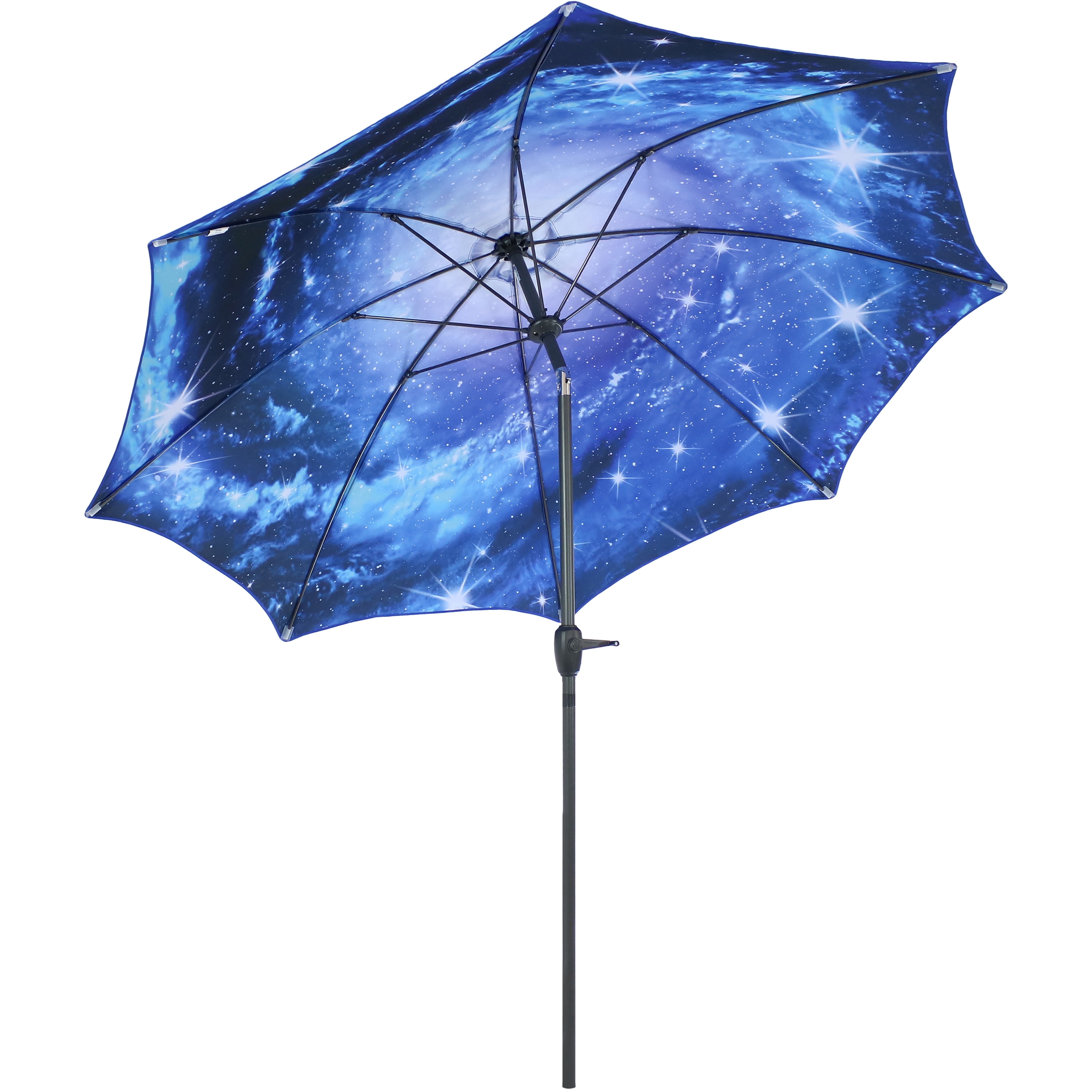 Sunnydaze Outdoor Aluminum Inside Out Patio Umbrella with Push Button