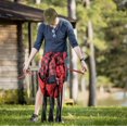 thumbnail image 4 of Chaise de siège d'amour Ozark Trail Camping, Checkers noirs rouges, utilisation adulte, Polyester, 15lbs, 4 of 8