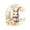 C, variant on Ympkerial Rabbit Ornaments Assortment - Mini Bunny Letter Pendants with Floral Patterns for Easter and Spring Holiday Tree DIY Decoration Accents (P)