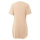 thumbnail image 5 of 2025 Nuevo vestido de playa de verano con cuello en V, manga corta y nudo lateral - Minivestido informal para mujer - Tallas S-XXL, 5 of 5