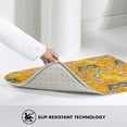 thumbnail image 4 of Sun Glasses Yellow Door Mat for Indoor, Welcome Door Mats Front Entrance Rug, Non-Slip Bathroom kitchen Rugs for Inside Floor, Small Rug Dog Door Mat 20X31.5 Inch, 4 of 5