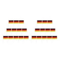 thumbnail image 2 of Guardoinrt 12PCS Flag Flags Banner Hand Waving National Flag Pride Flag Germany 2Set, 2 of 6
