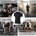thumbnail image 6 of alpinario Men's Compression T-Shirt Moisture Wicking Breathable Short Sleeve Gym Workout High Elastic Dry Fit Baselayer Rash Guard Running Undershirt, 6 of 6