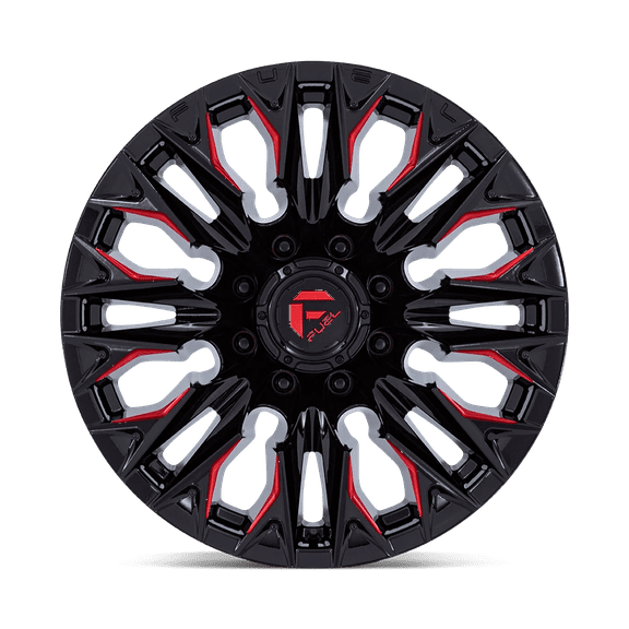 Fuel 1PC Cast Aluminum Wheel D823 20x9 8x170 G-BLK MILL C-RED 20mm, D82320901757