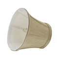 thumbnail image 4 of Aspen Creative 30391-9 Small Bell Shape Chandelier Clip-On Lamp Shade Set (9 Pack), Transitional Design in Beige, 6" bottom width (4" x 6" x 5" ), 4 of 7