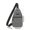 Gray, variant on Qiweii Crossbody Sling Bag Men Women, Casual Shoulder Backpack, Chest Daypack Satchel for Hiking Travel Waterproof, Anti-Theft, Anti Robbery, One Shoulder Diagonals Bag Men Bag
