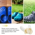 thumbnail image 6 of ETEREAUTY Thickened White Fuzzy Insoles Winter Warm Plush for Home 3Pairs, 6 of 7